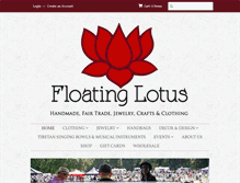 Tablet Screenshot of floatinglotus.net